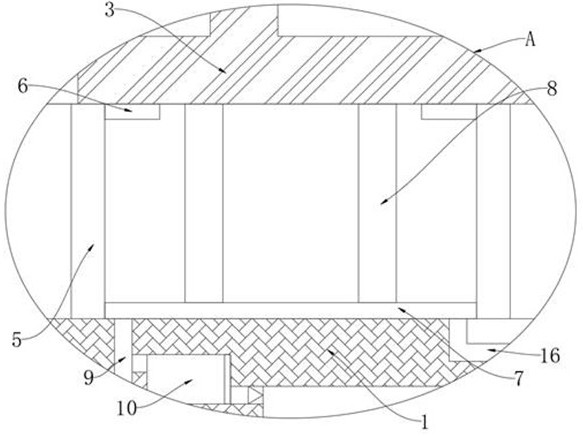 One-time pre-embedded water stop joint for constructional engineering drainage and construction method thereof