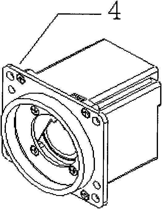 Infrared and glimmer multispectral fusion front end optical-mechanic structure