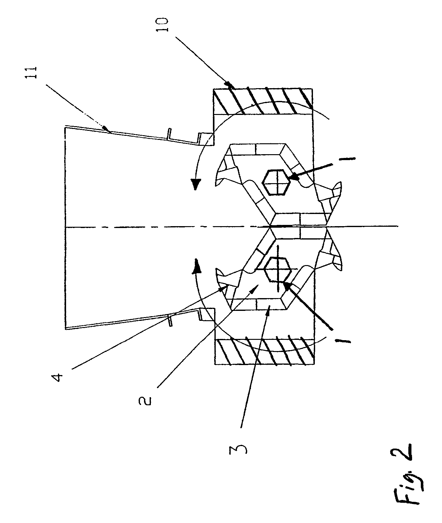 Reversible blade for a comminution machine