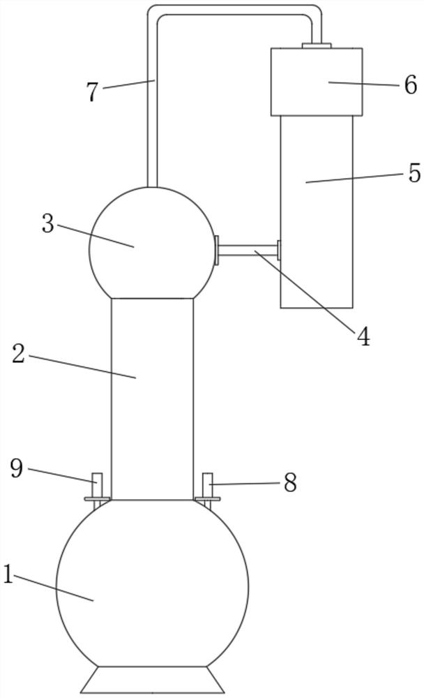 Device and method for measuring content of carbonate in sodium fluoride