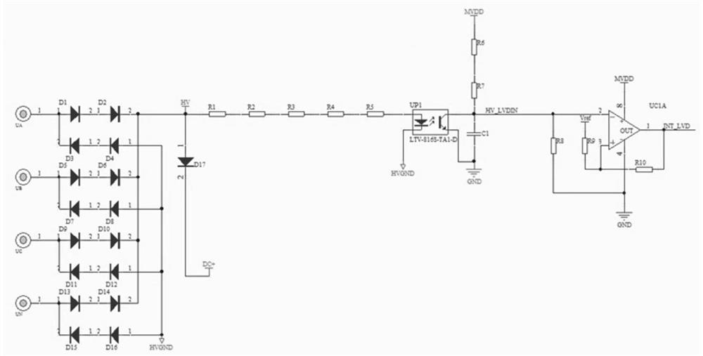 Electric energy meter detection circuit and intelligent electric meter