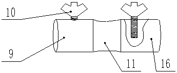 A zipper electroplating device