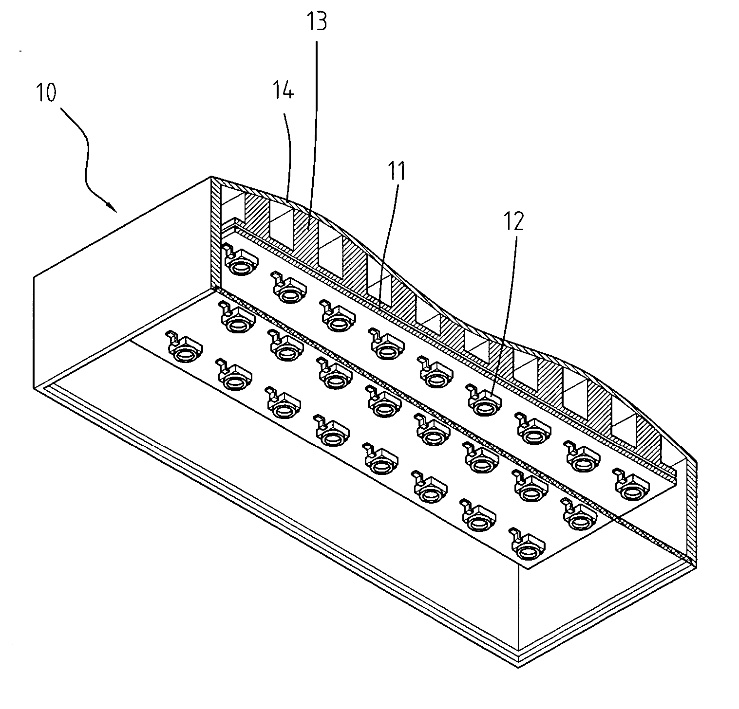 LED light source module with high efficiency heat dissipation