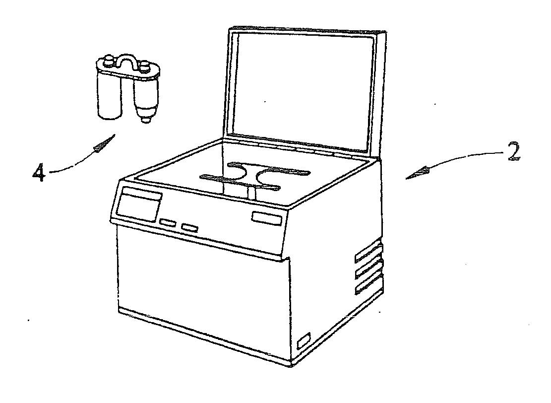 Method and apparatus for producing platelet rich plasma and/or platelet concentrate