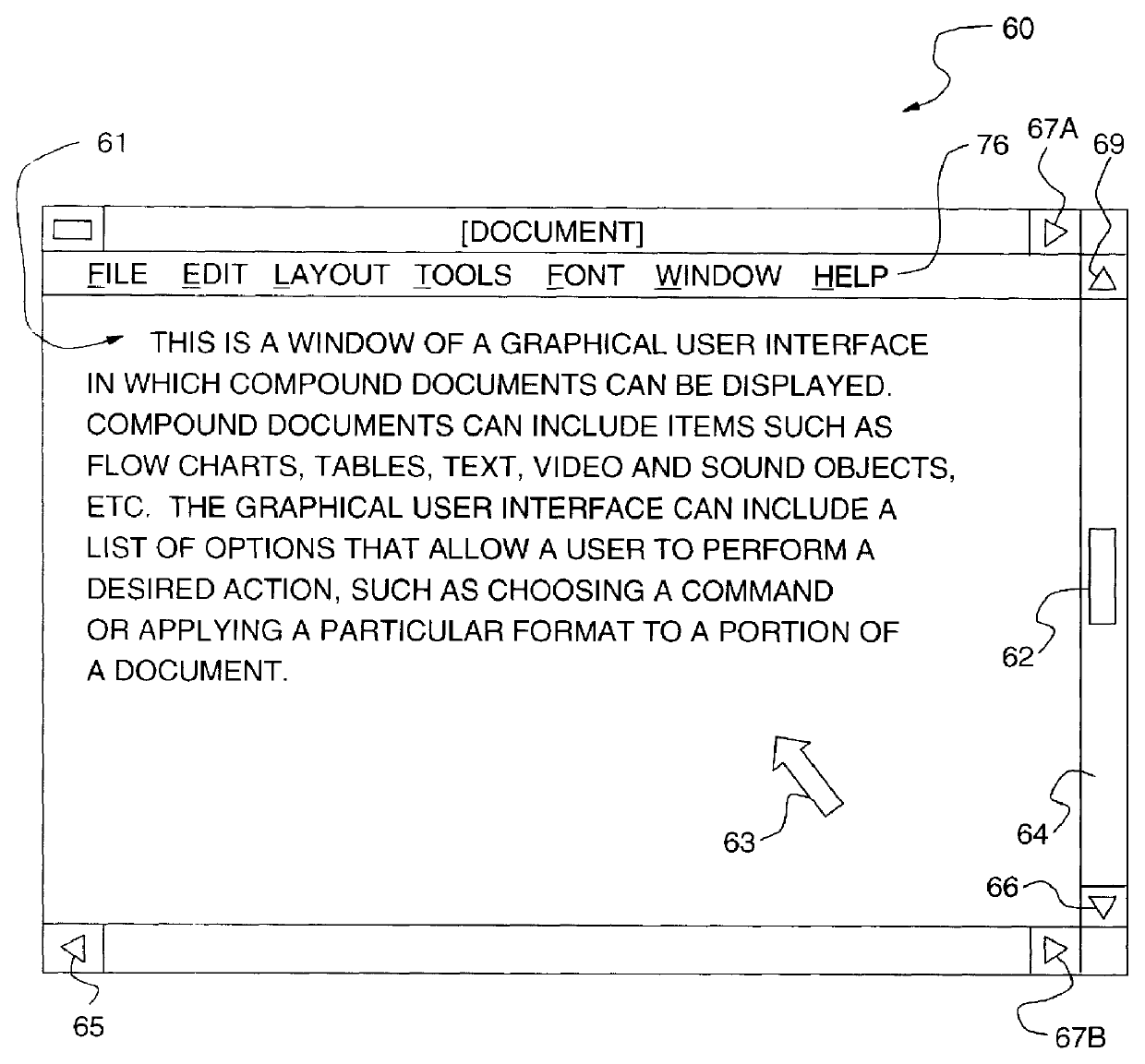 Method and system for a replaceable application interface at the user task level