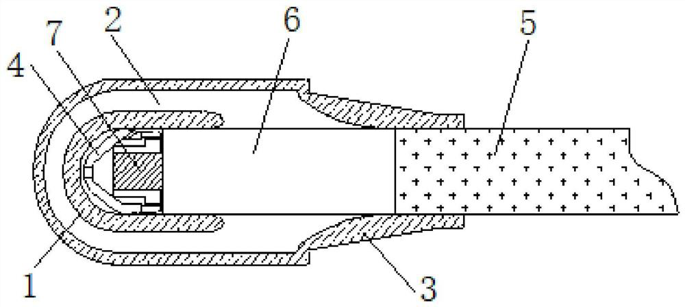 Power cable insulation closed terminal and closing method of cable end