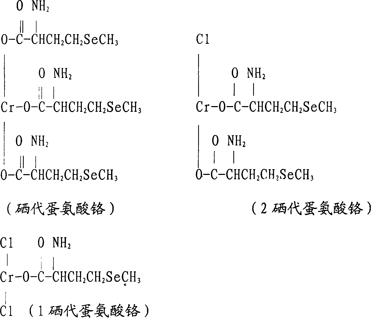 Hydantion method compolete preparation of chromium selenomethionine compounds (III) and its uses