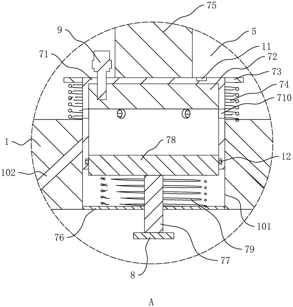 Reverse dredging device for drainage pavement