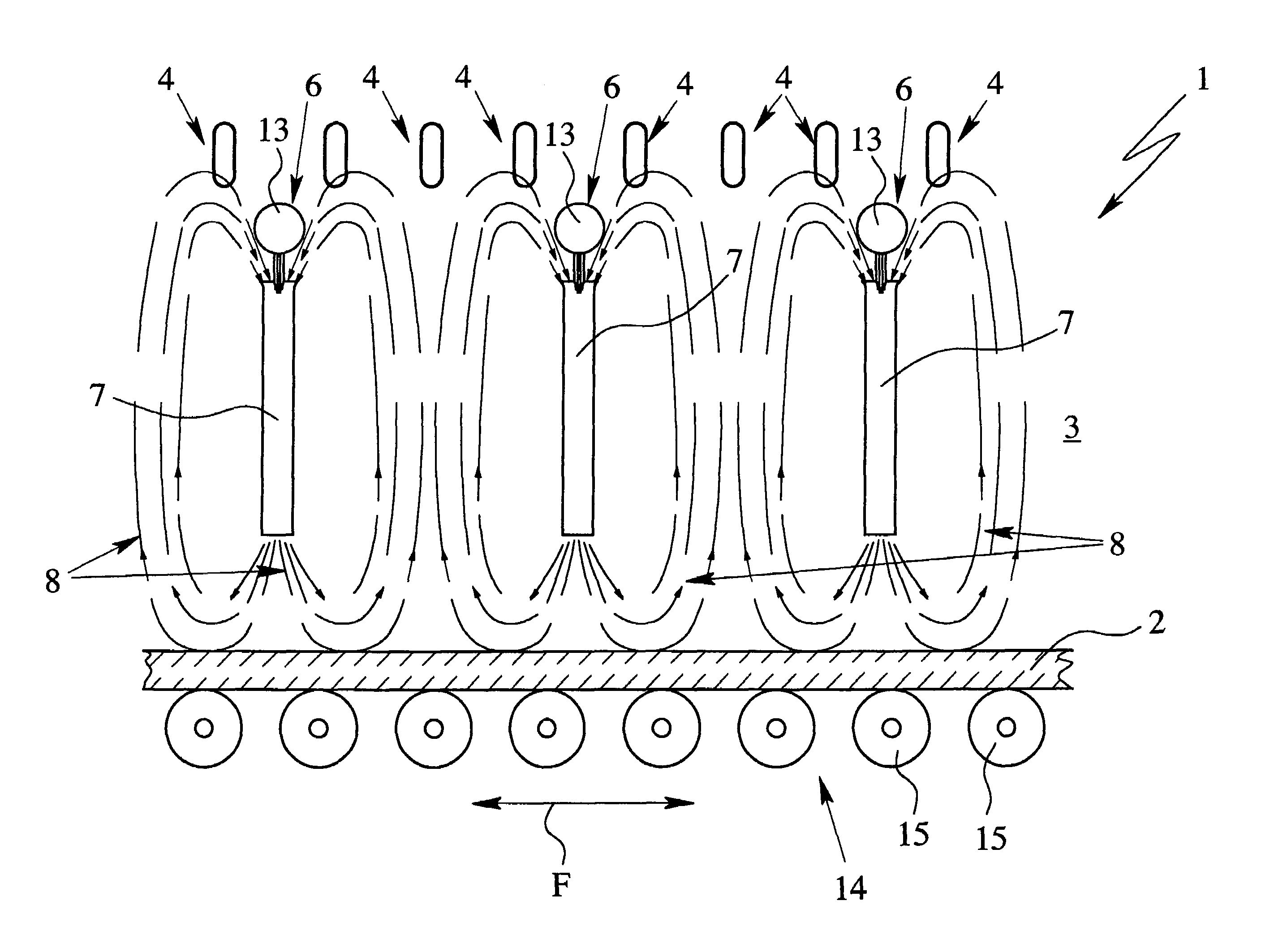 System for heat treatment of glass