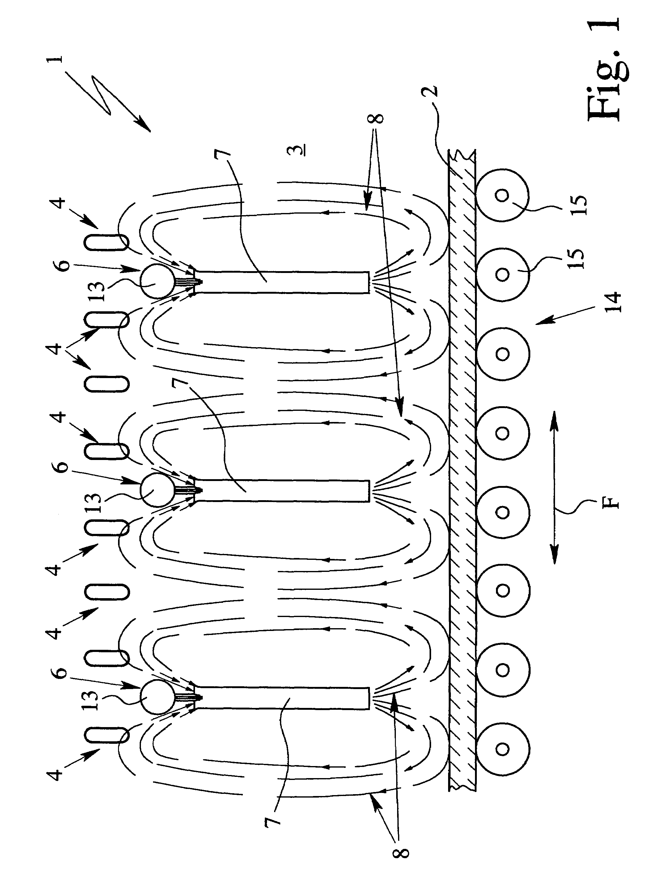 System for heat treatment of glass