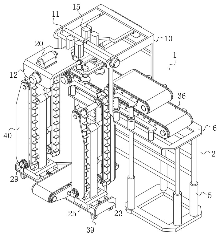 Stacking system for metal plate machining