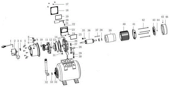 Drinking water level garden pump with tank