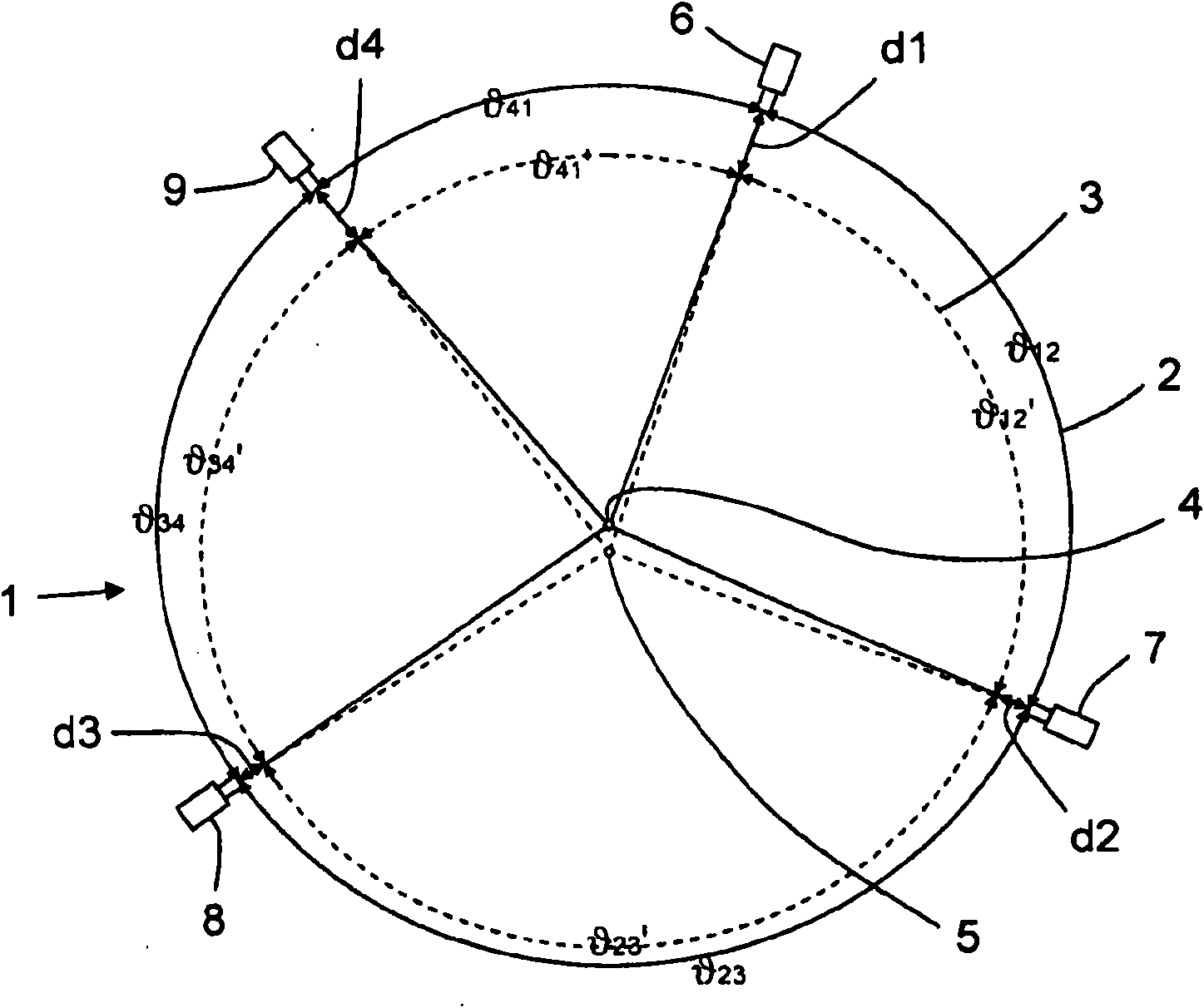 Apparatus and method for non-contacting blade oscillation measurement