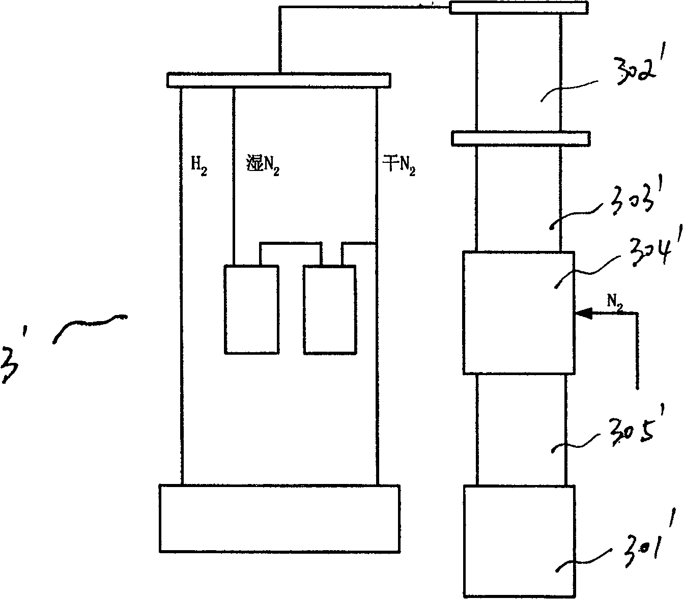 Simulating device for strip steel continuous annealing process