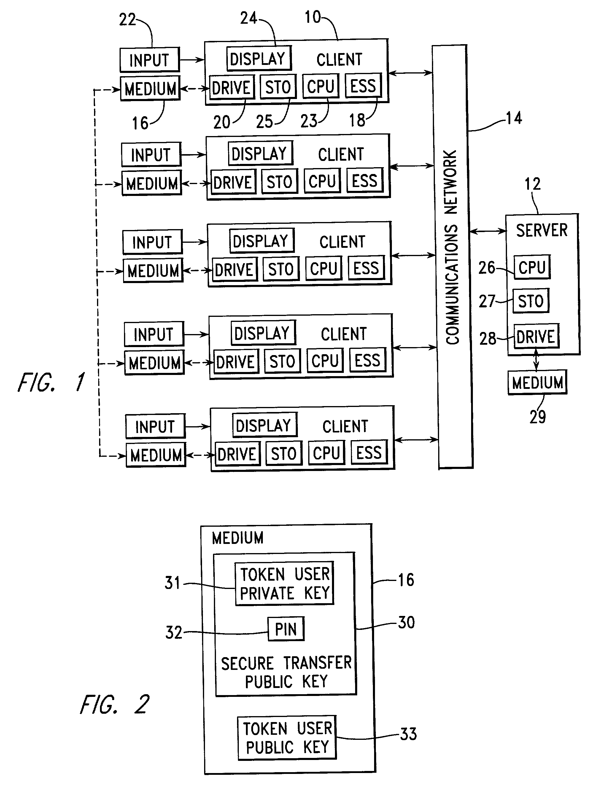 Apparatus and method for encrypting and decrypting data recorded on portable cryptographic tokens