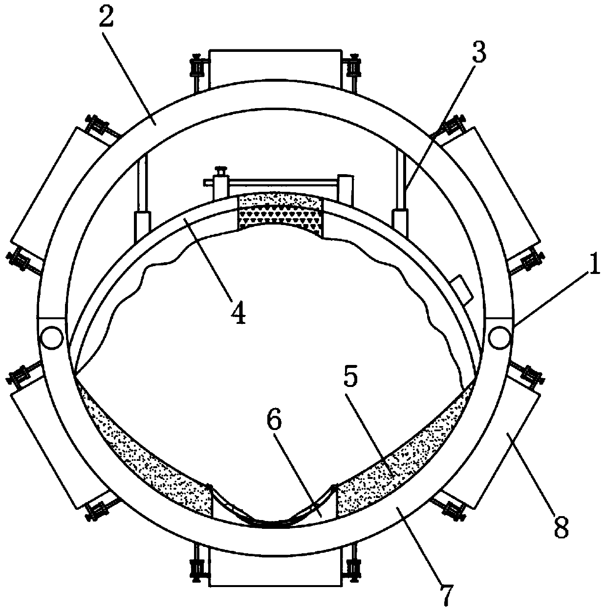 Head-mounted VR intelligent device and wearing method thereof