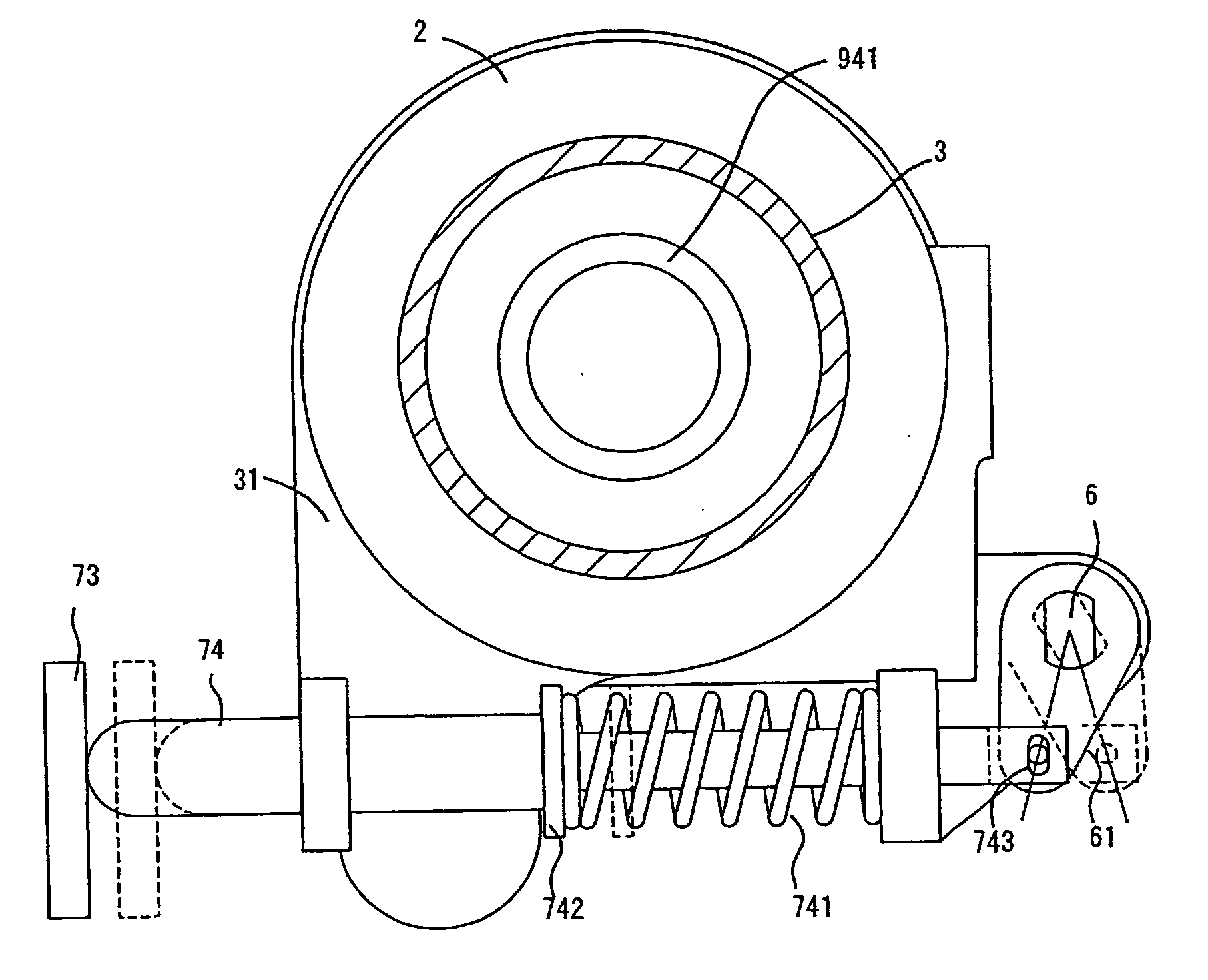 Steering column for motor vehicle