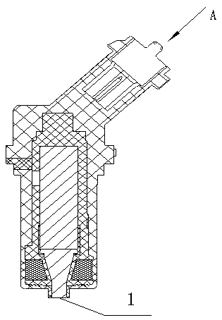 A milling fixture for crankshaft speed sensor main body assembly