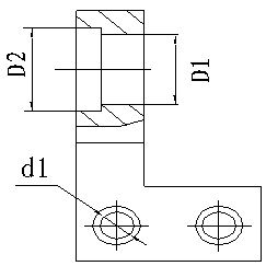 A milling fixture for crankshaft speed sensor main body assembly