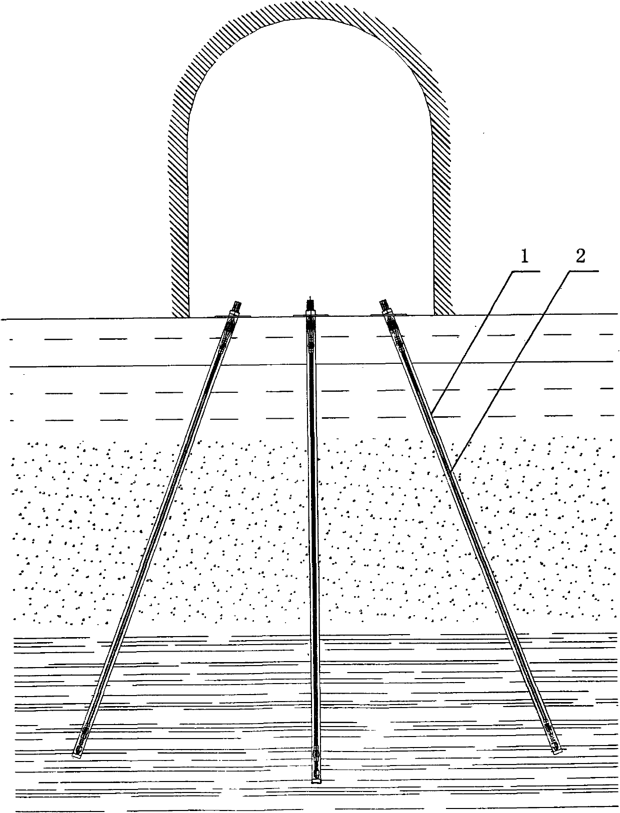 Method for soft rock roadway grouting and full-length prestress baseboard anchor cable comprehensive support