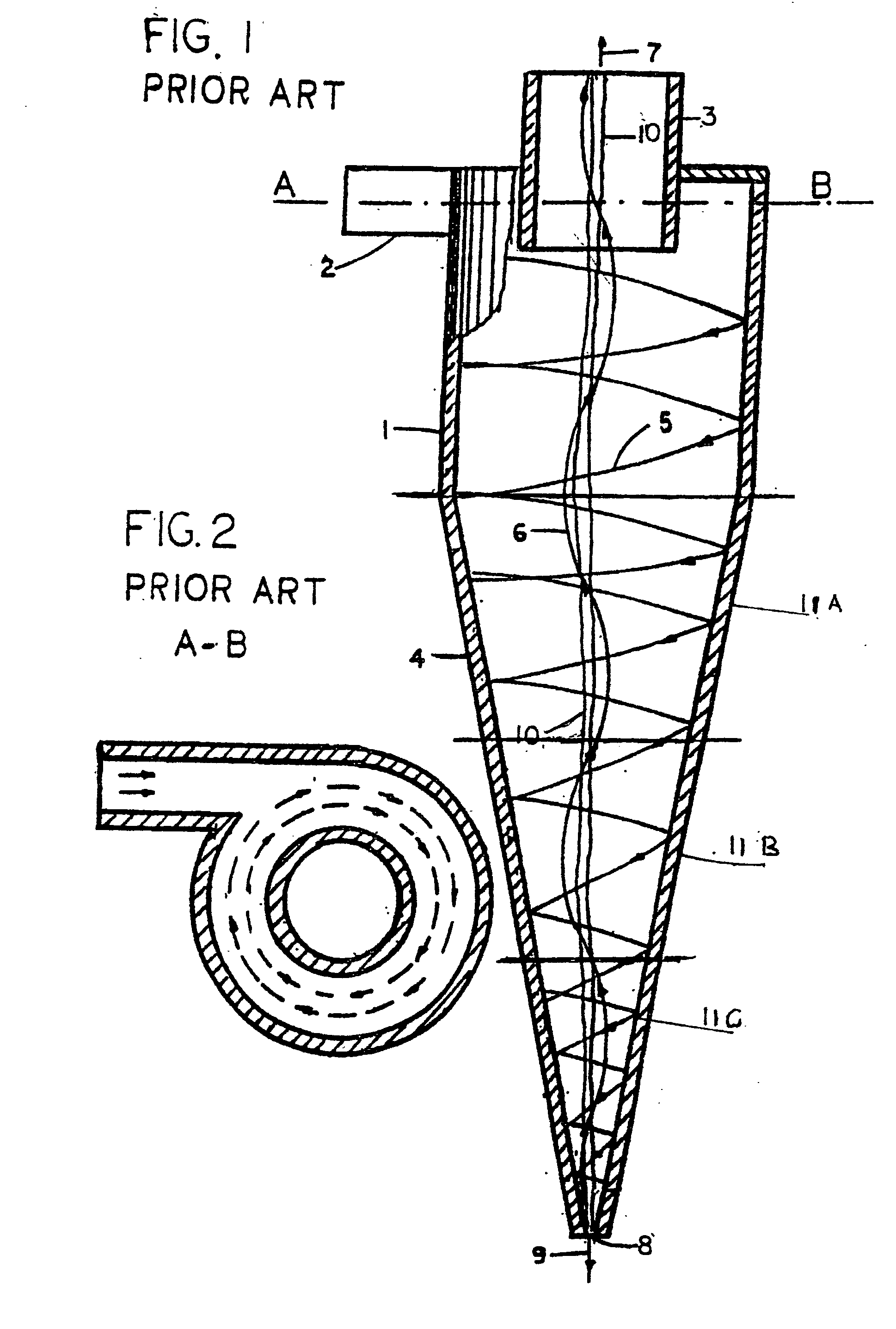 Cylindrical telescopic structure cyclone apparatus
