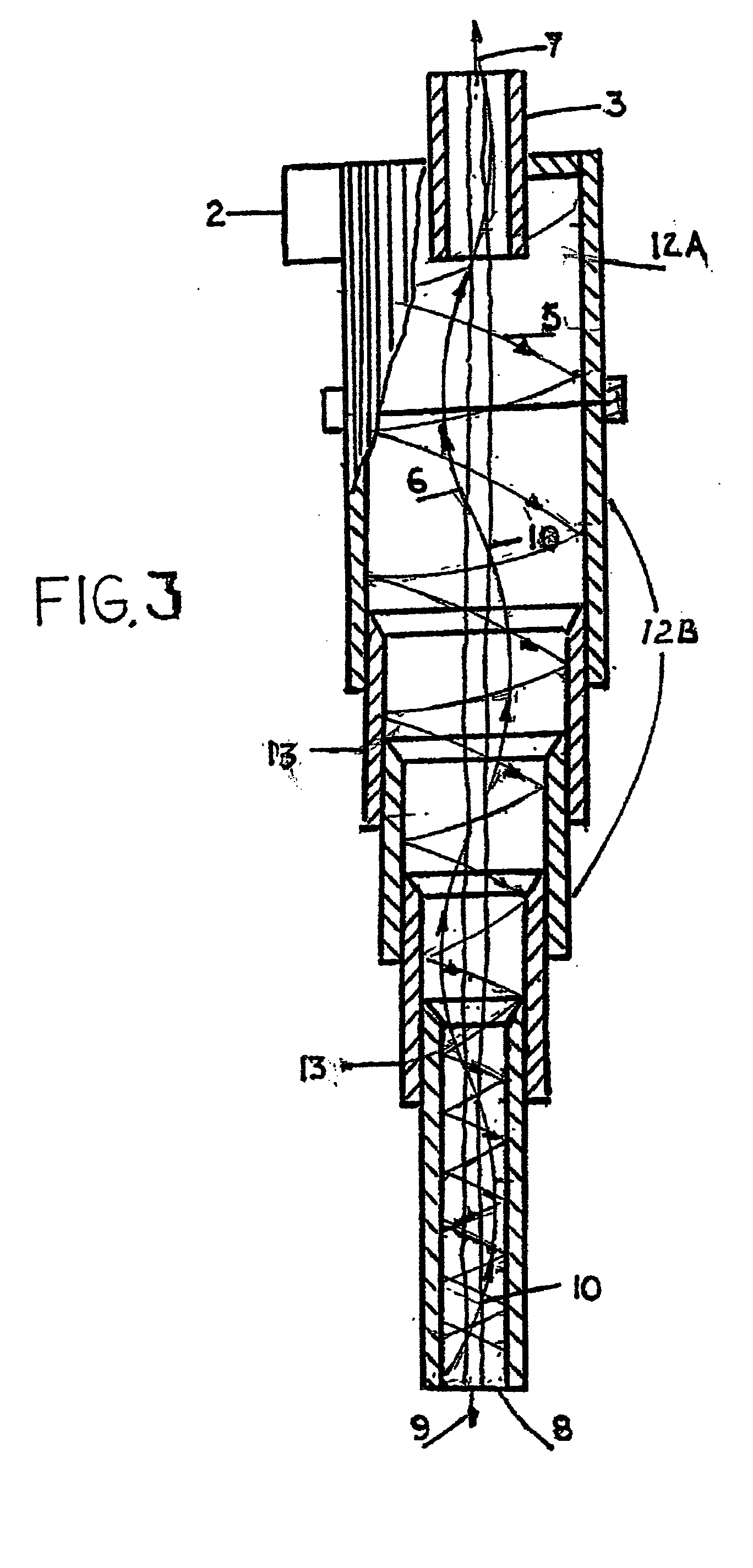 Cylindrical telescopic structure cyclone apparatus