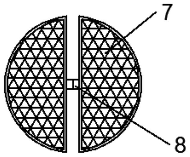 Algae scum treatment device based on special ceramic microspheres