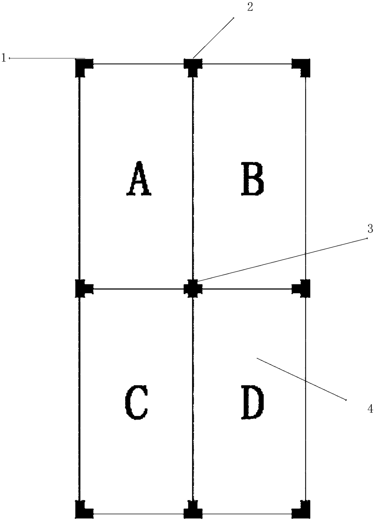 Concrete-filled steel pipe special-shaped column-concealed beam floor slab fabricated system adopting Z-shaped connecting