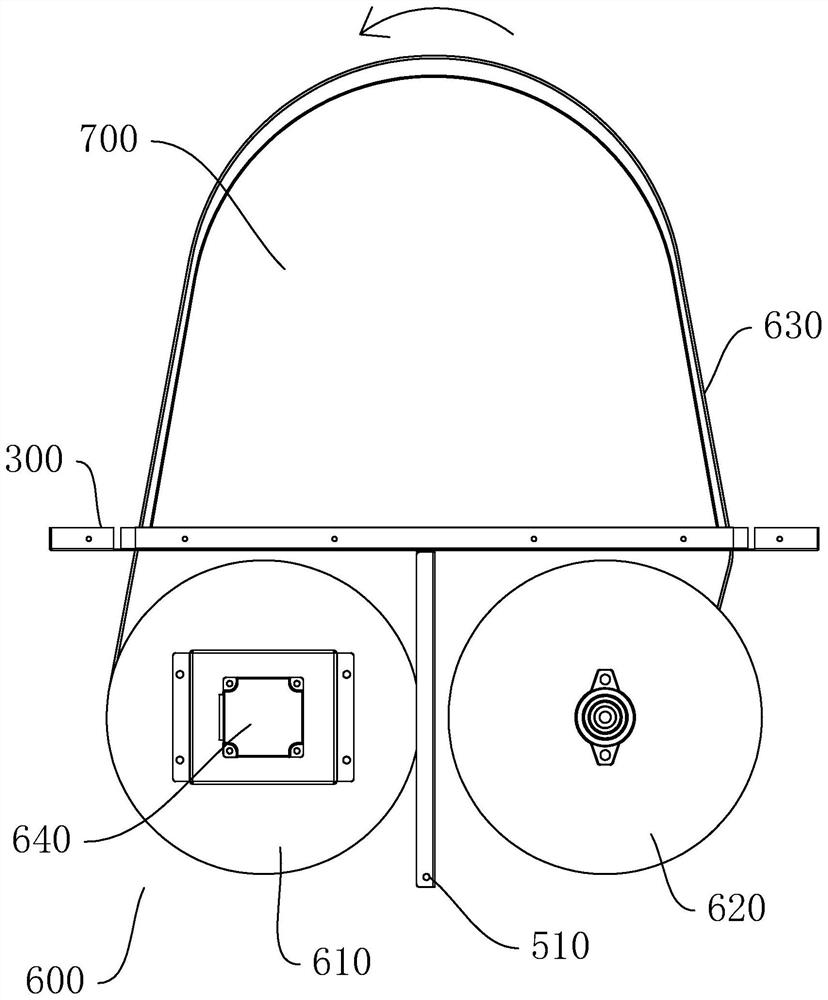 Module structure capable of automatically replacing filter screen and fresh air ventilator