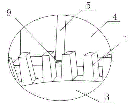 Easy-to-operate 10-fold profile leveling tool