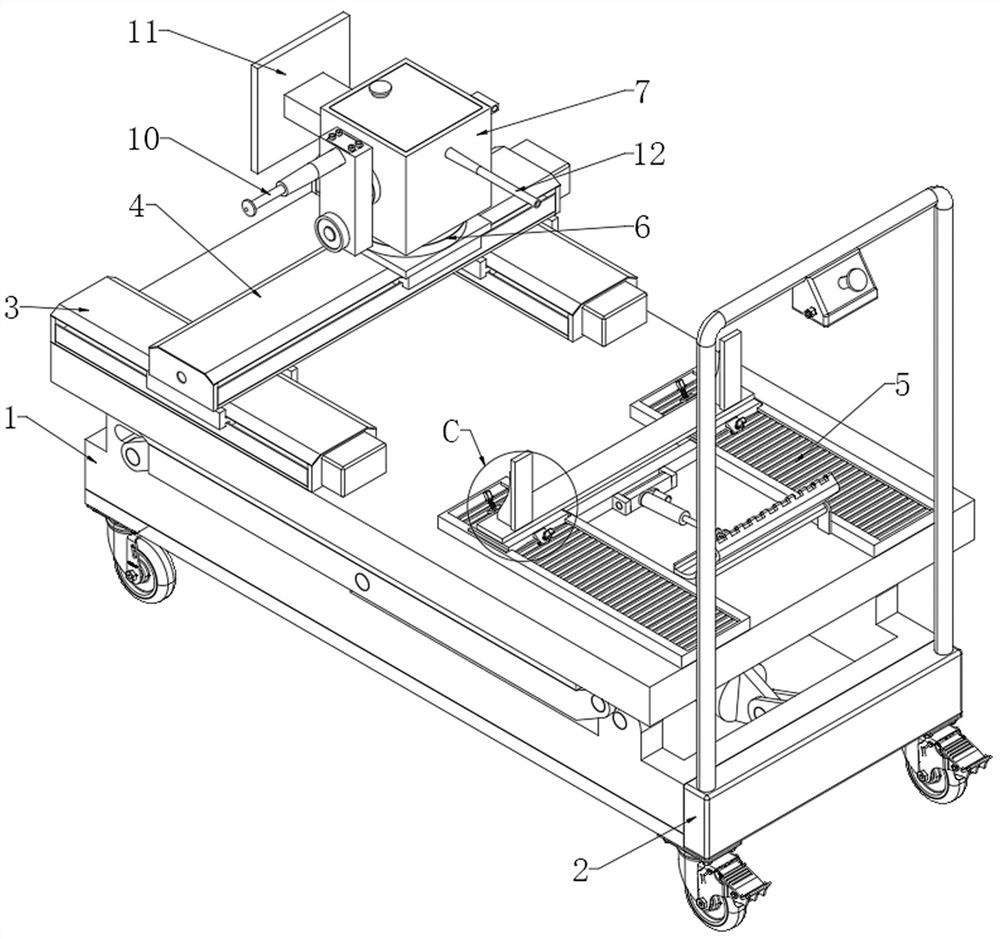 Automatic point taking device of resiliometer