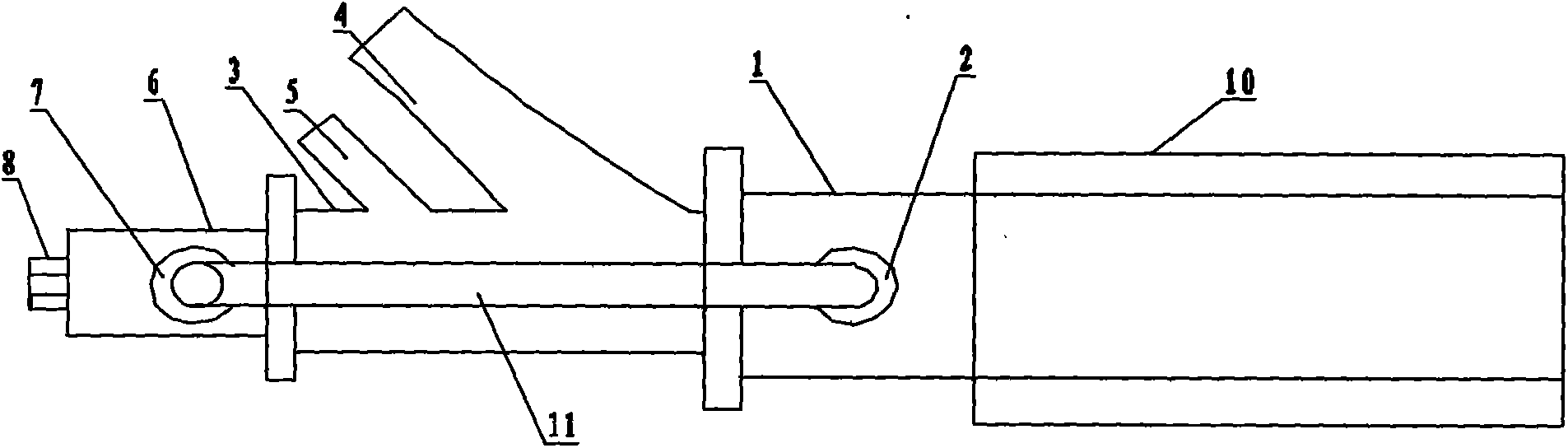 Combustion-supporting method of rotary cement kiln burner oxygen enrichment device