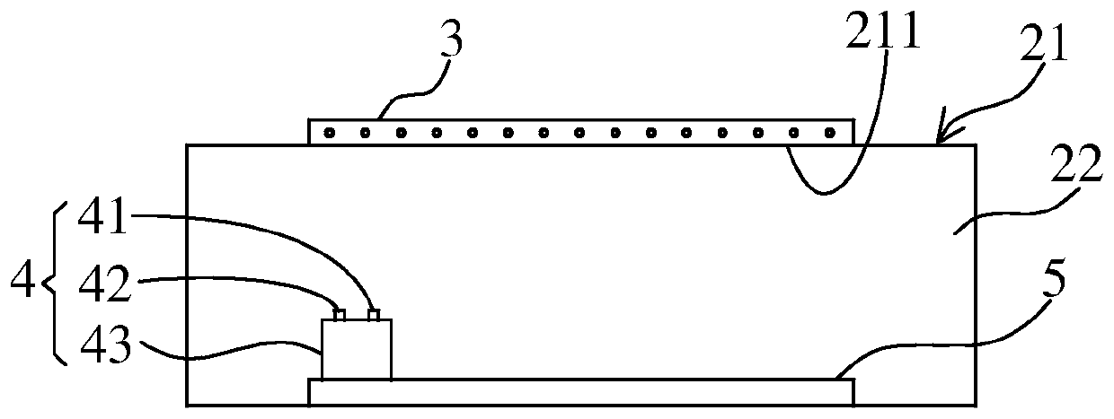 Glass profile measuring device and its measuring method