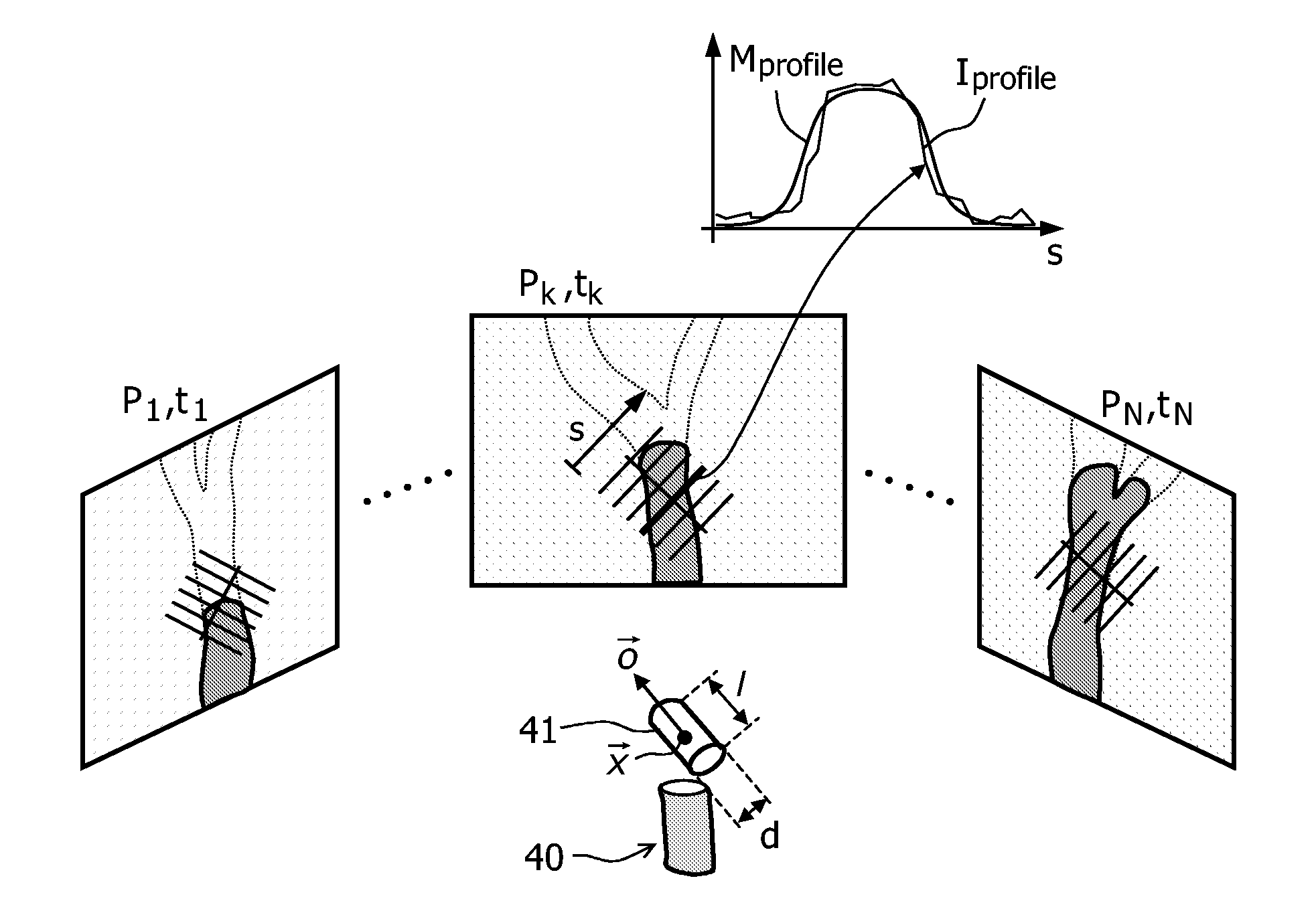System for the determination of vessel geometry and flow characteristics