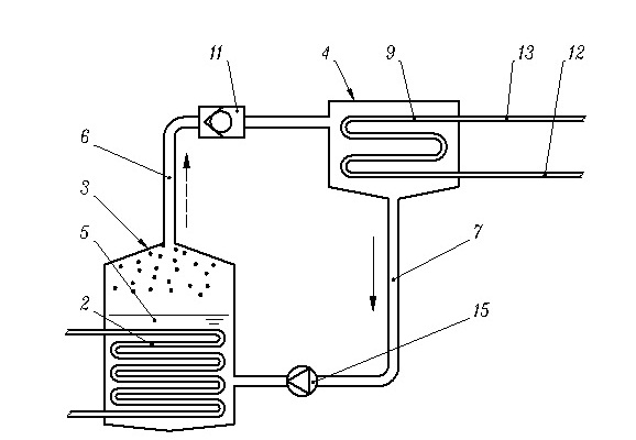 Cooling device for condenser of central air conditioning system