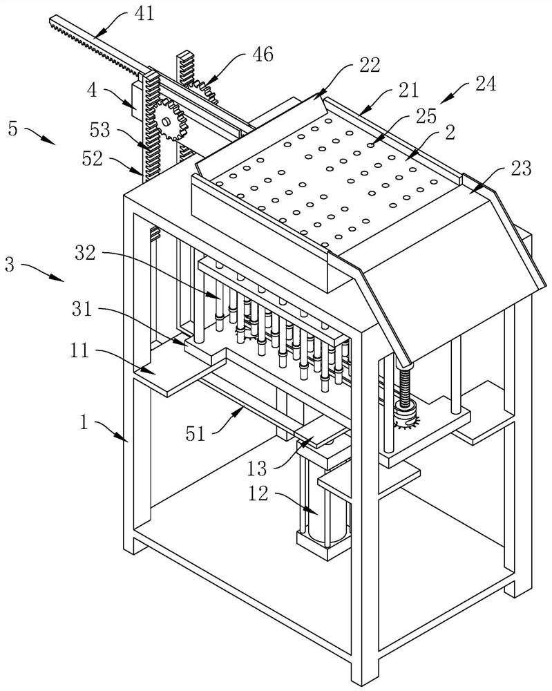 A crayon molding machine