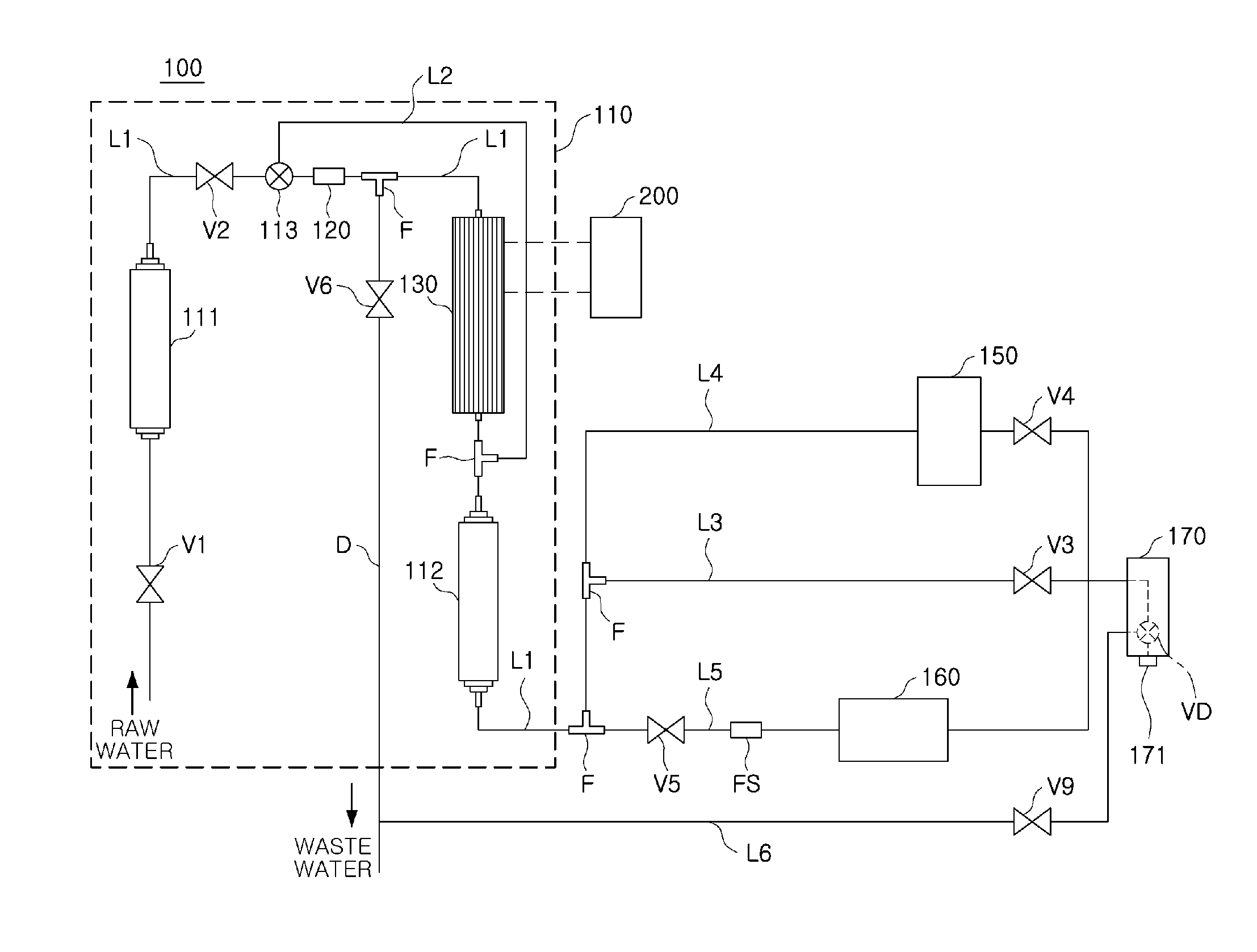 Water treatment apparatus and method for controlling water treatment apparatus