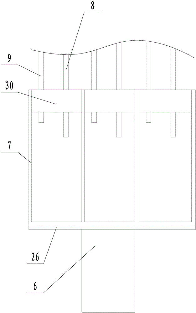 Seawater sample multi-point collecting device