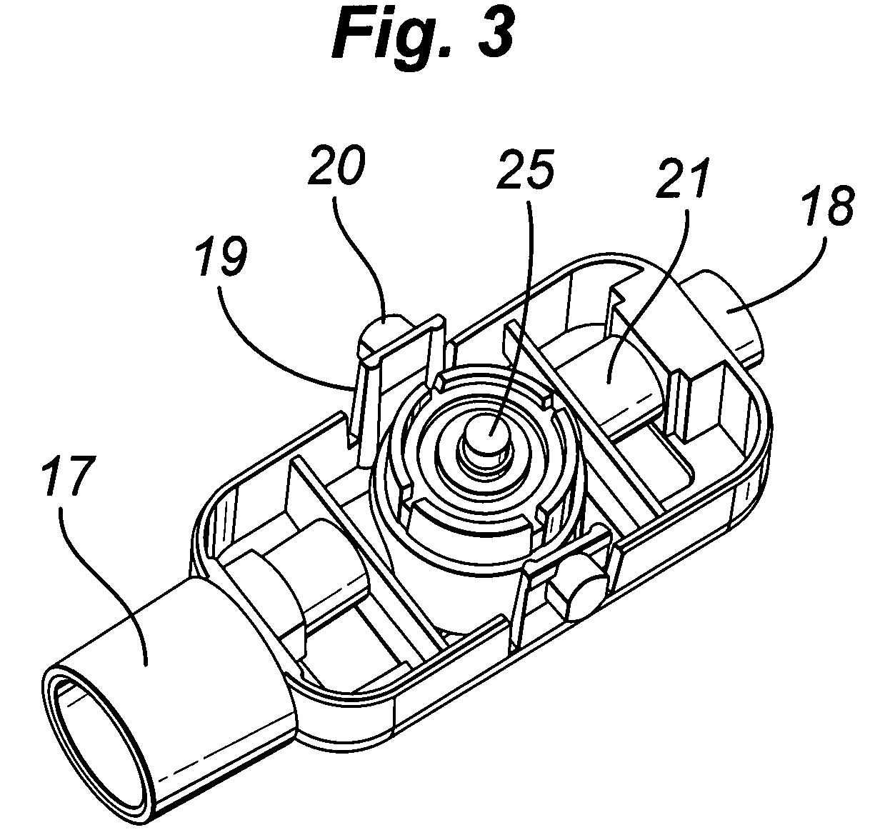 Randomly interrupted breathing device