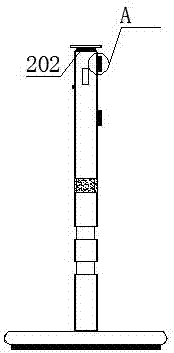 Safety guardrail for power construction