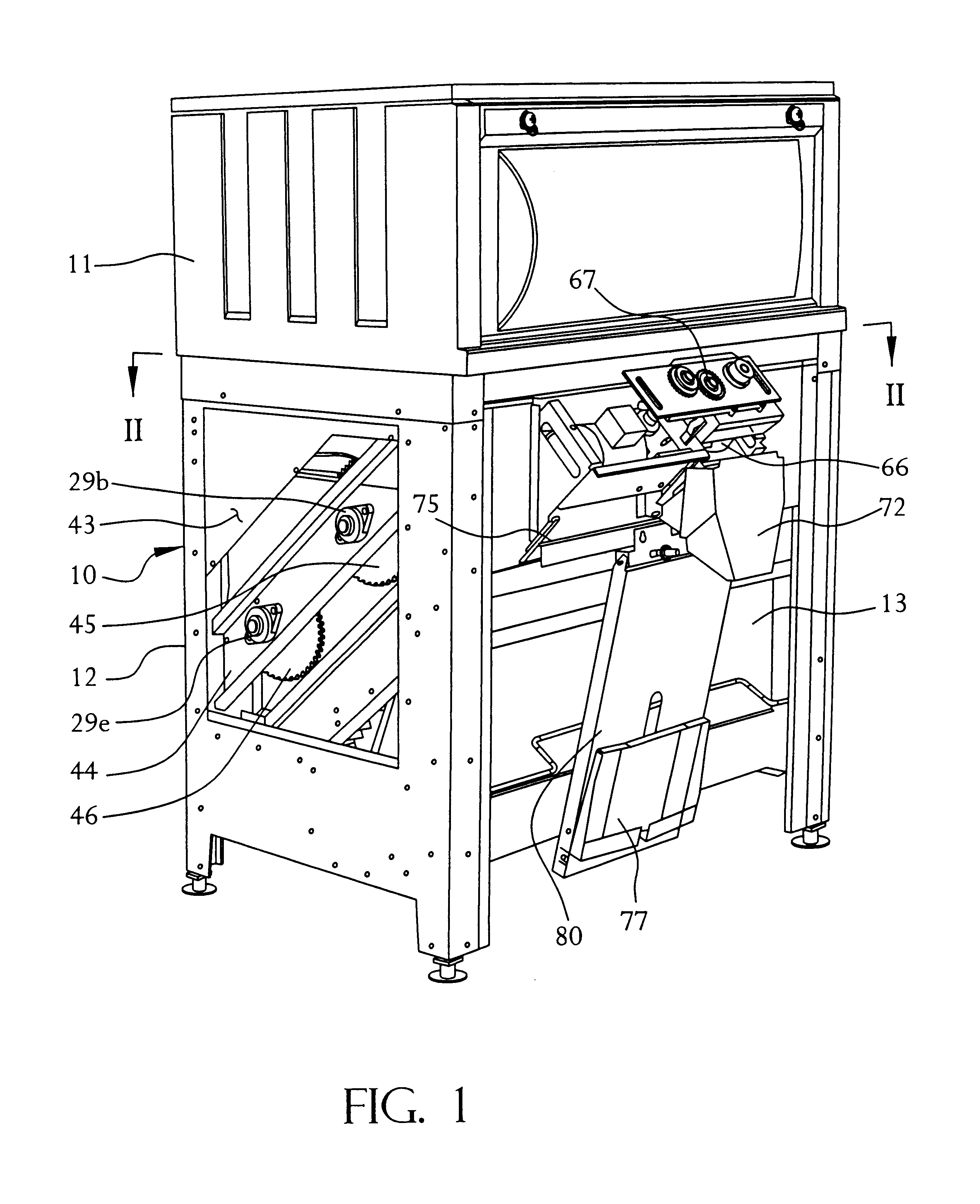 Apparatus for removal of ice from a storage bin