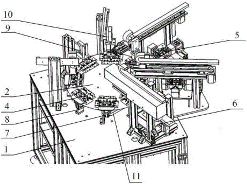 Automatic soldering and testing integrated machine for inductance coil and working method of automatic soldering and testing integrated machine