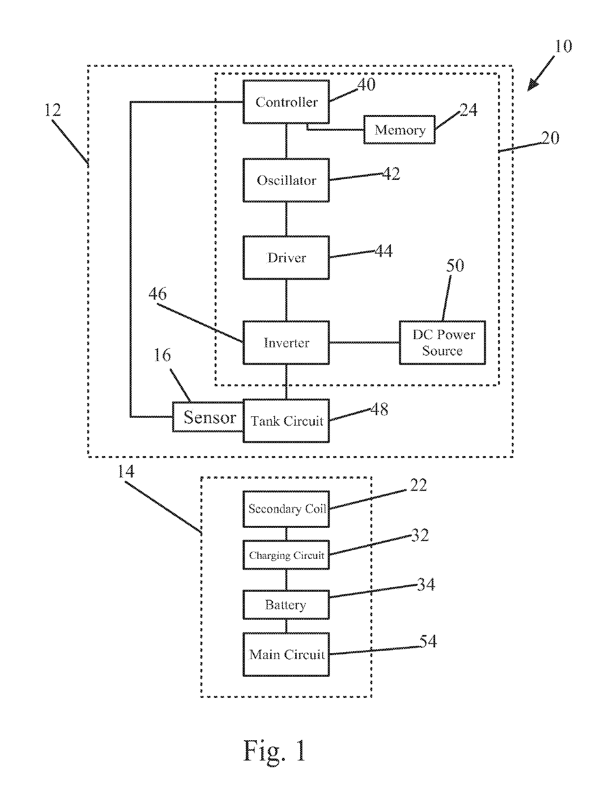 Inductive power supply with device identification