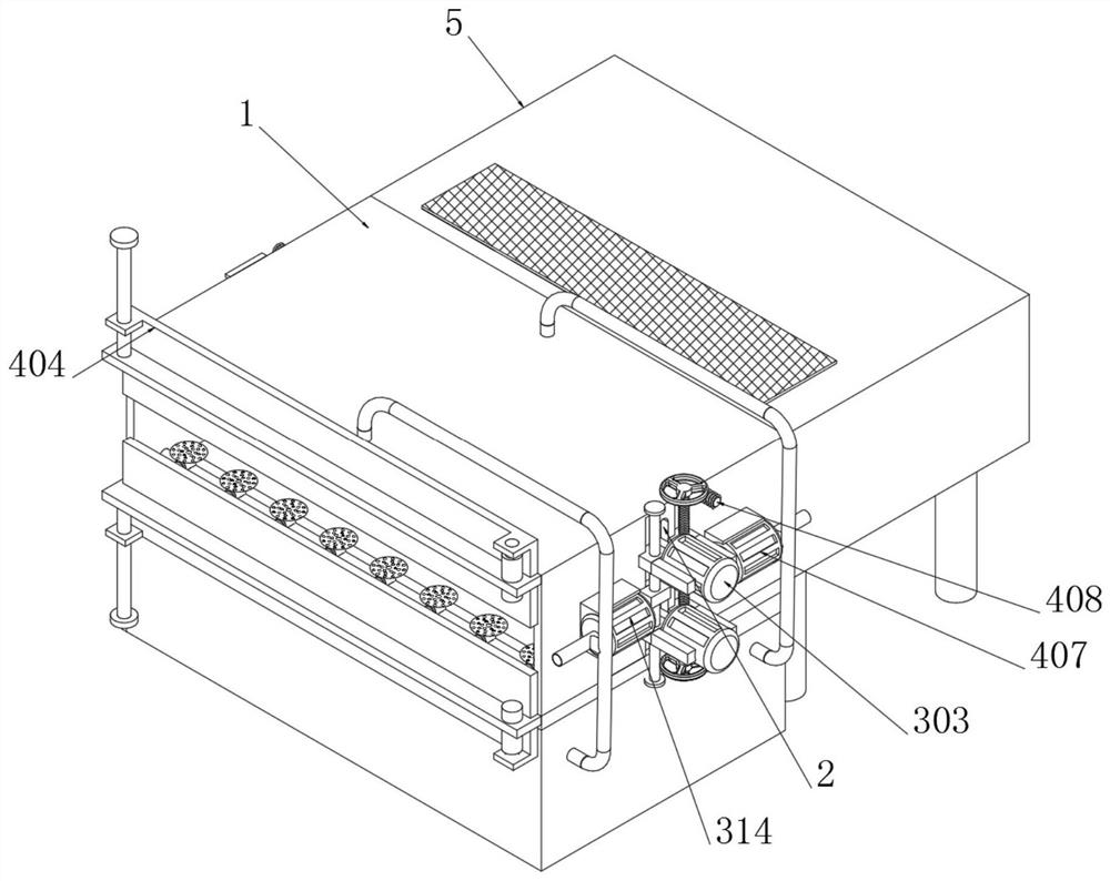 Efficient and convenient rust removal device for hardware machining