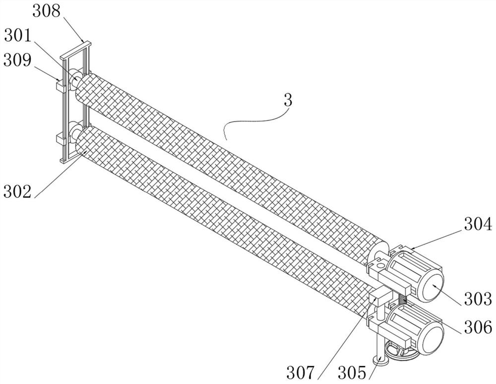 Efficient and convenient rust removal device for hardware machining