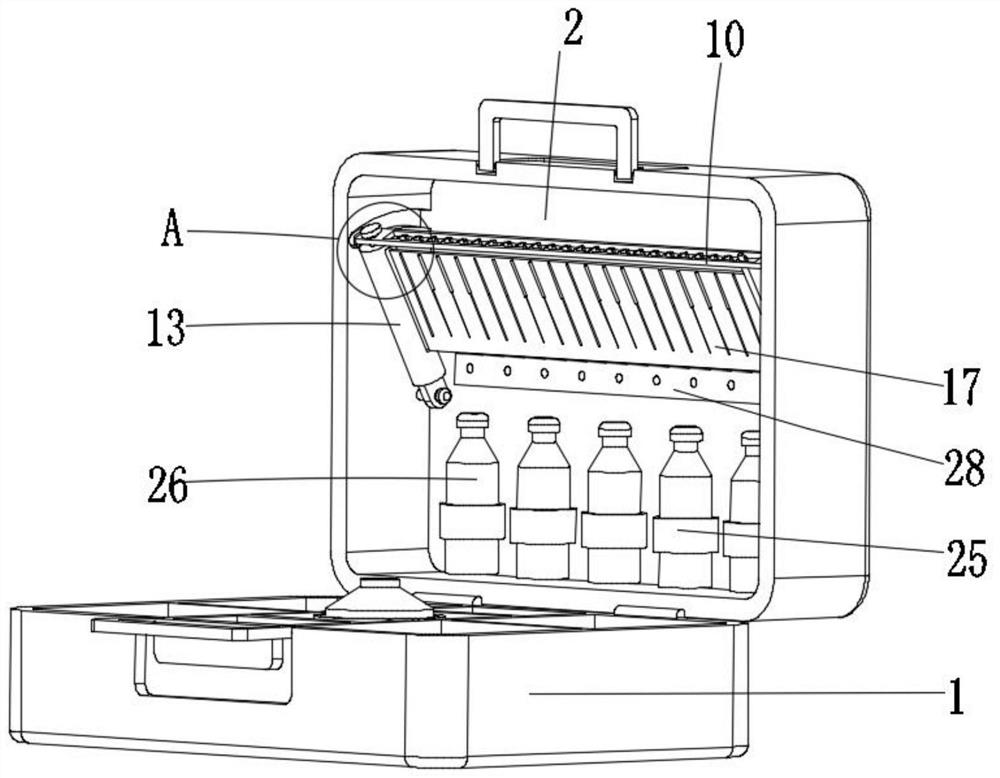 Comprehensive acupuncture and massage treatment rehabilitation device