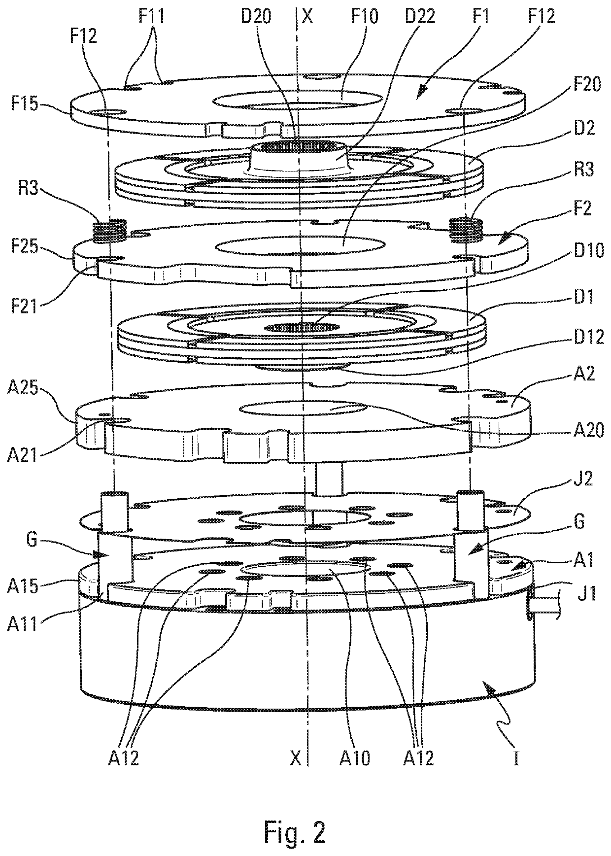 Stepped torque braking device