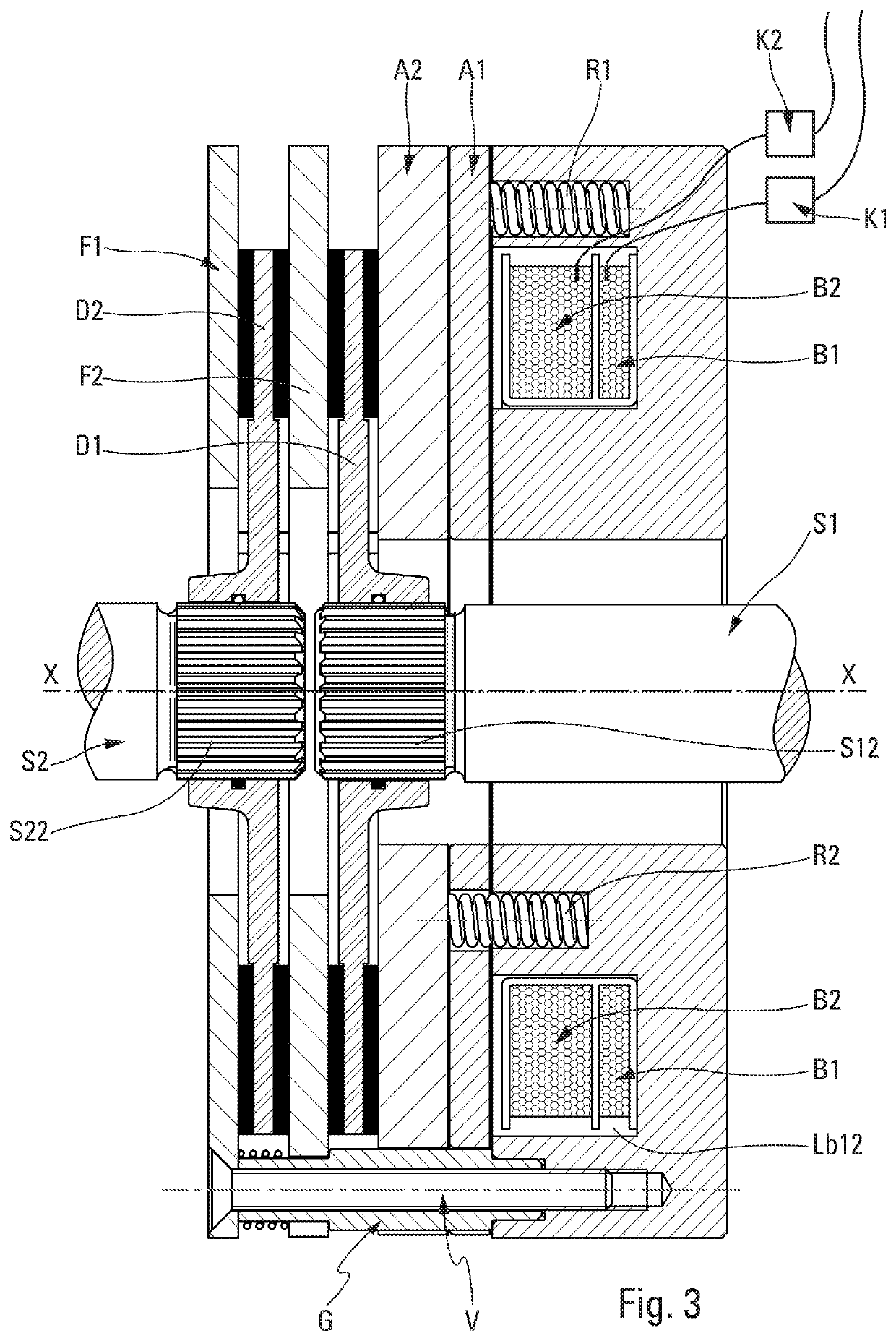 Stepped torque braking device