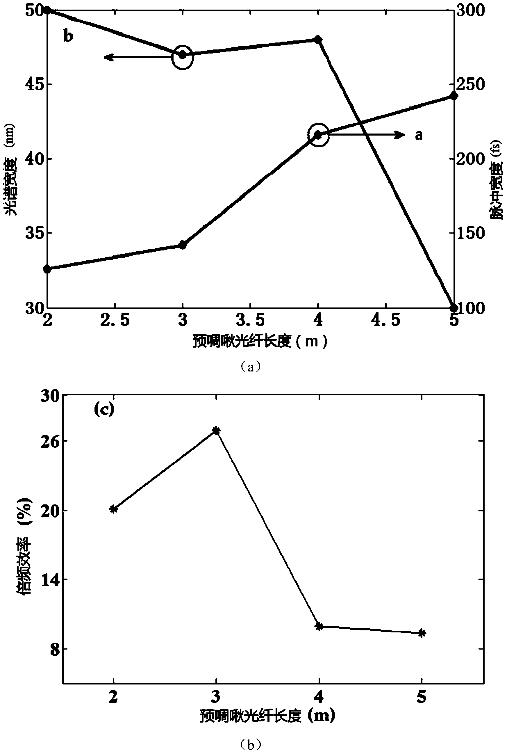 Optical fiber laser device based on spectrum adjustment and implementation method of optical fiber laser device