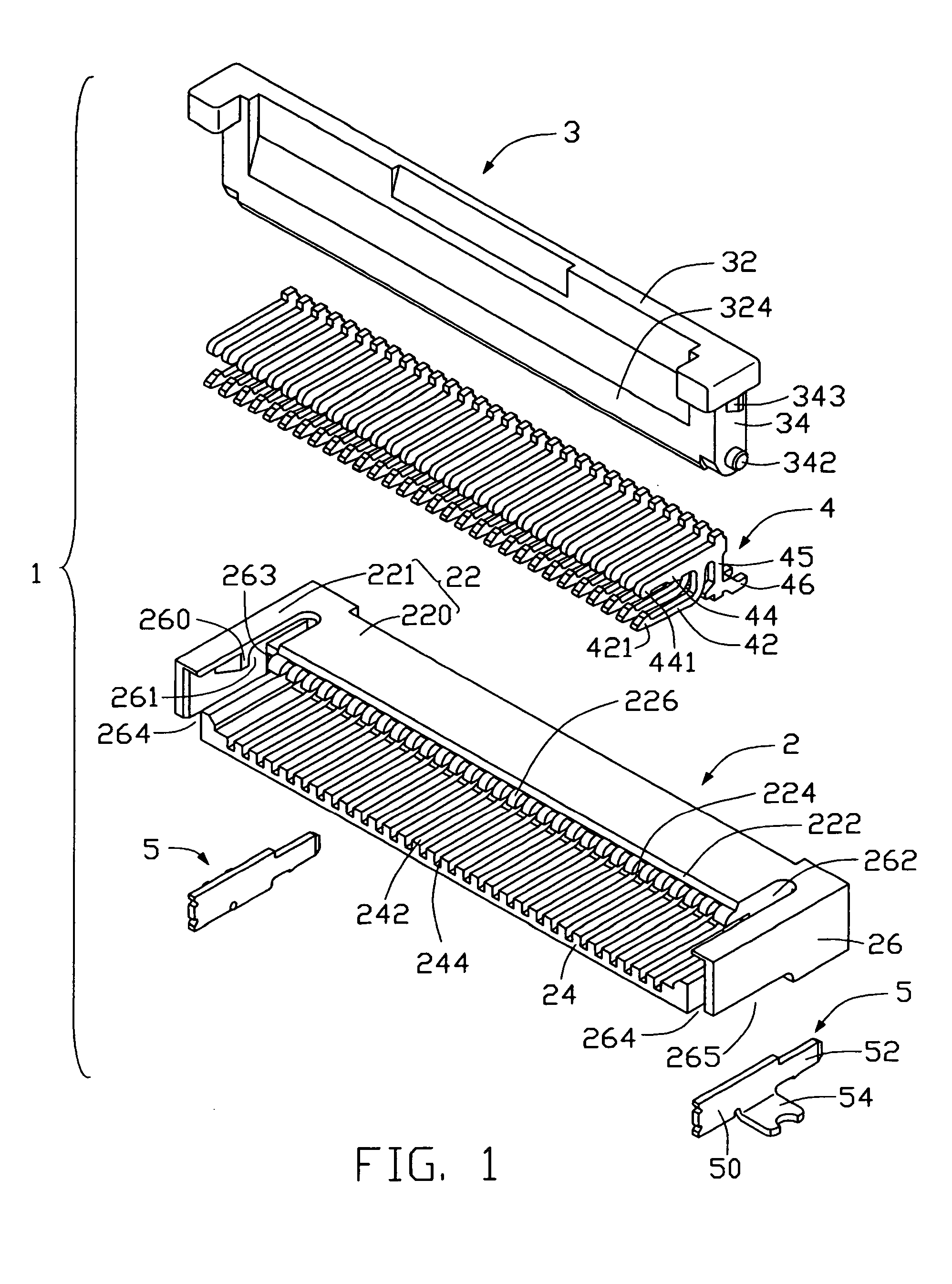 Zero insertion force electrical connector